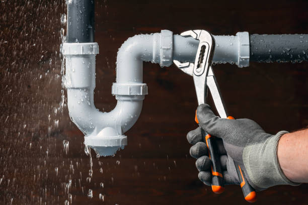 Professional Leak Detection technician working in Cotuit, MA